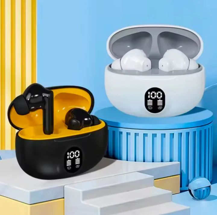 TWS Wireless Earbuds with LED Display | ENC Noise Cancellation