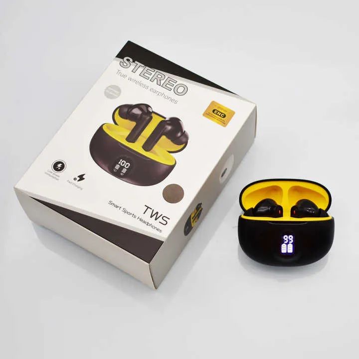 TWS Wireless Earbuds with LED Display | ENC Noise Cancellation