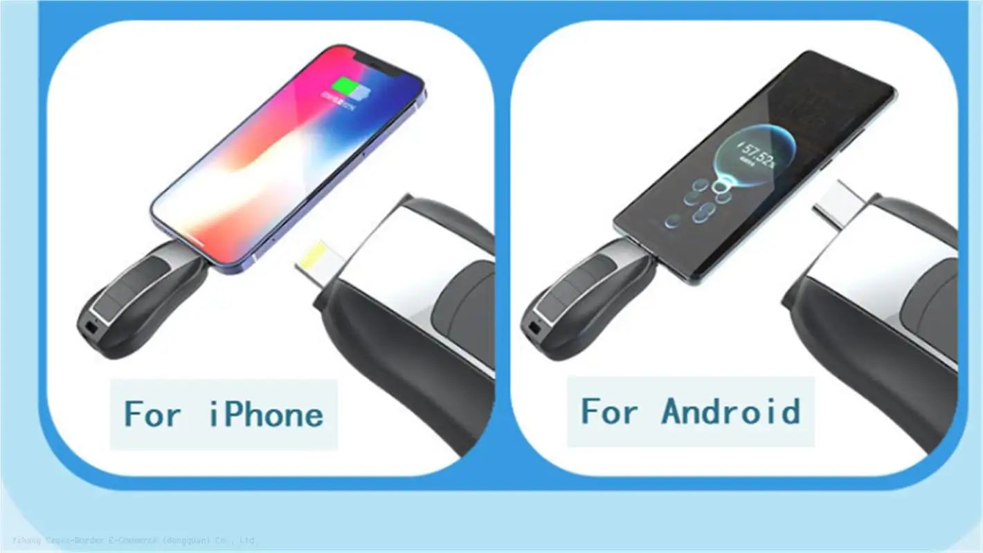 Mini Keychain Power Bank – Fast Emergency Charger